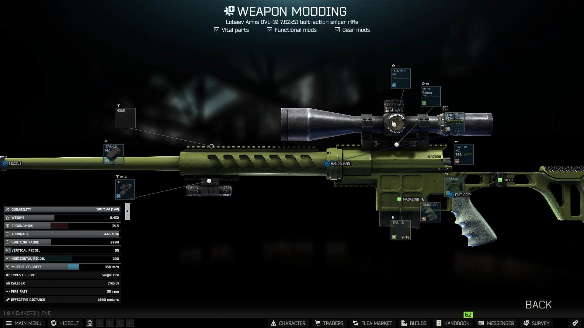 Gunsmith Master - Part 3 build: modding screen