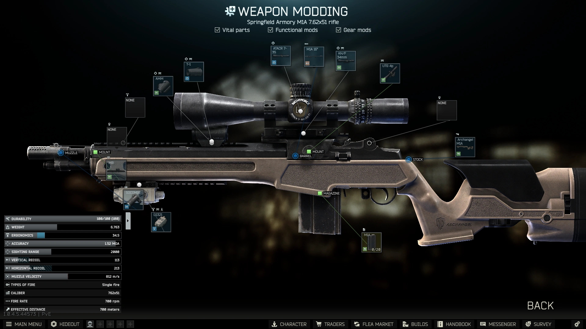 Gunsmith Master - Part 7 build: modding screen