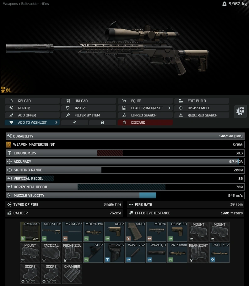M700 build: inspect view