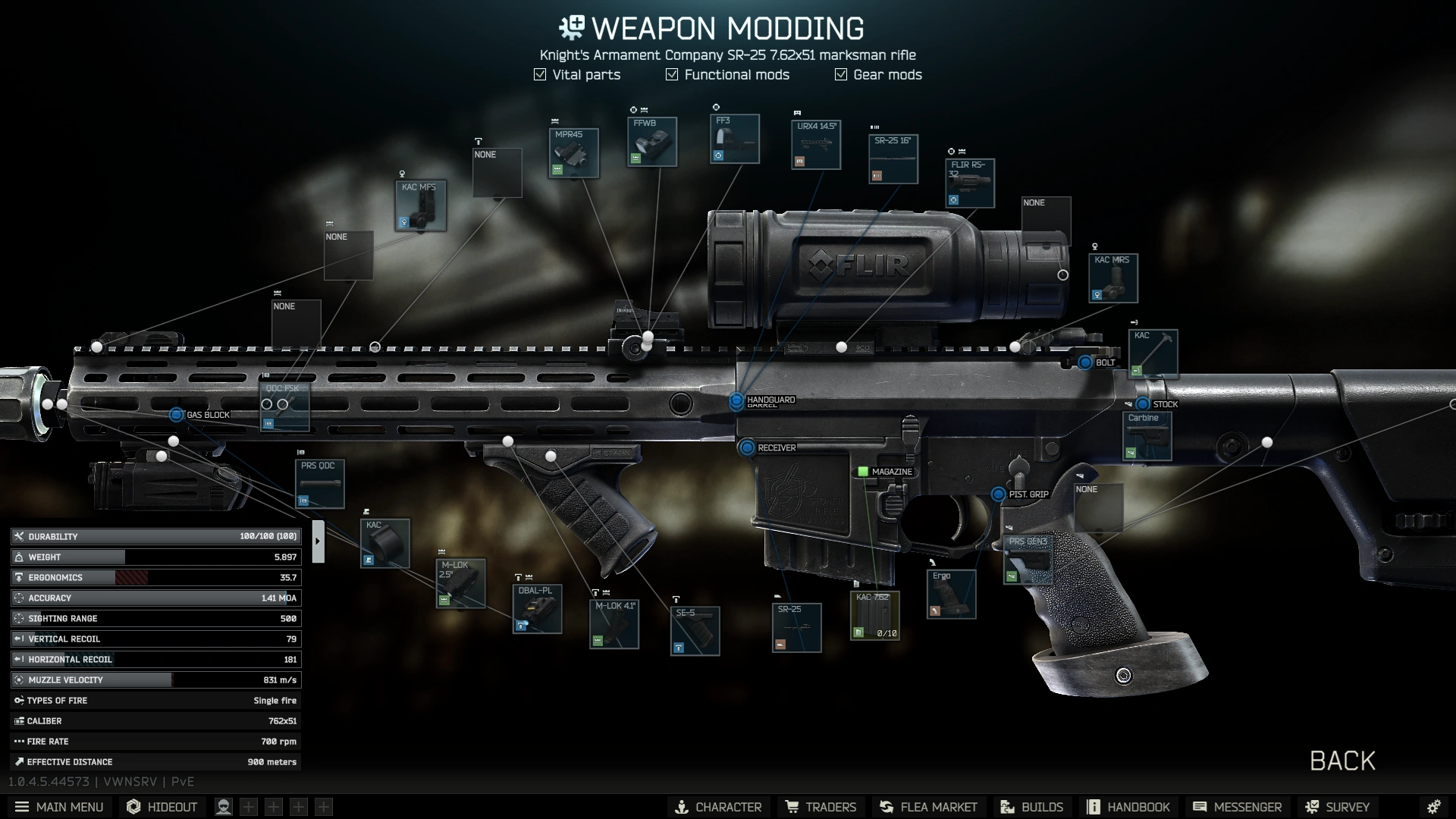 Gunsmith Master - Part 11 build: modding screen