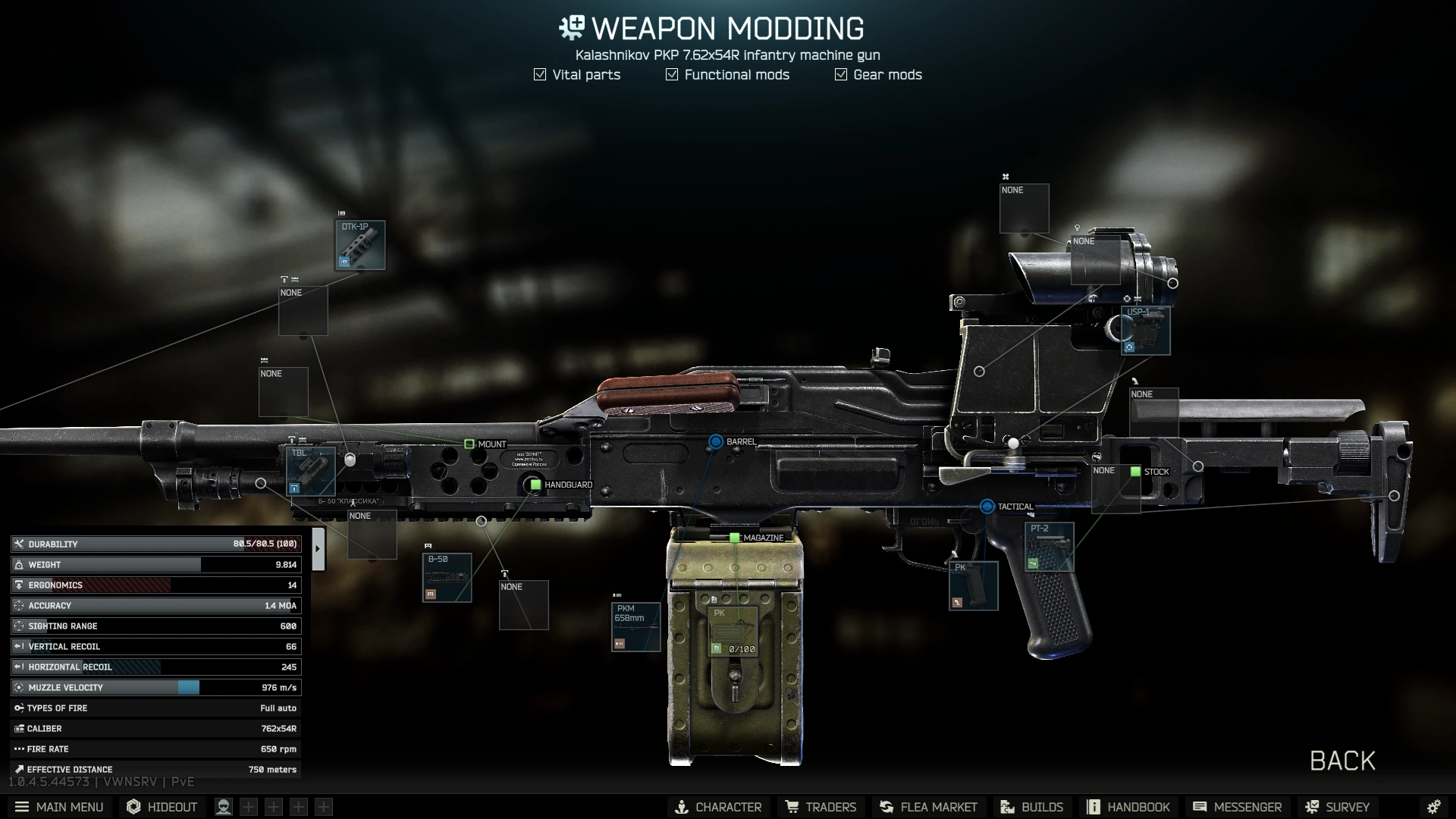Gunsmith Master - Part 13 build: modding screen